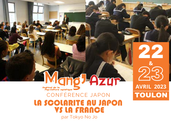 CONFÉRENCE JAPON : LA SCOLARITE AU JAPON VS EN FRANCE